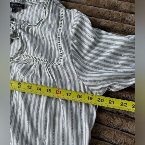 🎉5 for $45 🎉adrienne vittadini Top Blouse Shirt Size M - Picture 8 of 8